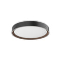 Load image into Gallery viewer, Essex LED Flush Mount in Black/Walnut Finish | Kuzco Lighting