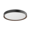 Load image into Gallery viewer, Essex LED Flush Mount in Black/Walnut Finish | Kuzco Lighting