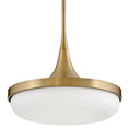 Load image into Gallery viewer, Elsa LED Convertible Pendant - Lacquered Brass