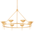 Load image into Gallery viewer, Cecilia Chandelier by Troy Lighting - Vintage Gold Leaf Finish