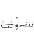 Load image into Gallery viewer, ORSON Chandelier by Troy Lighting - Black Iron Finish