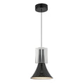 Load image into Gallery viewer, Floe LED Pendant in Glossy Black/Clear Crystal Finish | Kuzco Lighting