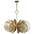 Load image into Gallery viewer, Frequency LED Chandelier Gold Leaf