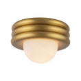 Load image into Gallery viewer, Harvey 12-in Brushed Gold Socket Semi-Flush Mount by Alora Lighting | SF426012BG | Alora Lighting