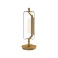 Load image into Gallery viewer, Hilo LED Table Lamp in Brushed Gold Finish | Kuzco Lighting