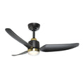 Load image into Gallery viewer, Hugo Ceiling Fan in Brushed Gold/Matte Black Finish | Kuzco Lighting