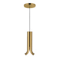 Load image into Gallery viewer, Husk LED Pendant in Metallic Brass Finish | Kuzco Lighting