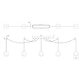Load image into Gallery viewer, Hemisphere LED Linear Suspension - Diagram