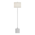 Load image into Gallery viewer, Issa 61-in White/Ivory Linen 1 Light Floor Lamp by Alora Lighting | FL418761WHIL | Alora Lighting
