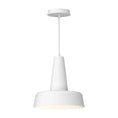 Load image into Gallery viewer, Juliana 11-in White 1 Light Pendant by Alora Lighting | PD527811WH | Alora Lighting