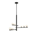 Load image into Gallery viewer, Cypress LED Chandelier in Black/Opal Glass Finish | Kuzco Lighting