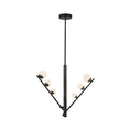 Load image into Gallery viewer, Cypress LED Pendant in Black/Opal Glass Finish | Kuzco Lighting