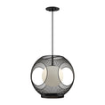 Load image into Gallery viewer, Kona Outdoor Pendant in Black/Opal Glass Finish | Kuzco Lighting