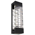 Load image into Gallery viewer, Labrynth LED Outdoor Wall Sconce 32" Black Finish