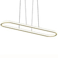 Load image into Gallery viewer, Luna Racetrack LED Pendant - Brass