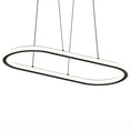 Load image into Gallery viewer, Luna Racetrack LED Pendant - Satin Black