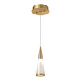 Load image into Gallery viewer, Malabar LED Pendant in Brushed Gold Finish | Kuzco Lighting