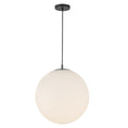 Load image into Gallery viewer, Marco Pendant in Black/Opal Glass Finish | Kuzco Lighting