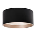 Load image into Gallery viewer, Mousinni LED Flush Mount in Black Finish | Kuzco Lighting