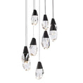 Load image into Gallery viewer, Martini LED Multi-Light Pendant Black 9 Light