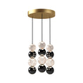 Load image into Gallery viewer, Onyx 15-in Natural Brass LED Multi Pendant by Alora Lighting | MP321803NB | Alora Lighting
