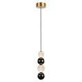 Load image into Gallery viewer, Onyx 5-in Natural Brass LED Pendant by Alora Lighting | PD321815NB | Alora Lighting