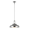 Load image into Gallery viewer, Palmetto 14-in Polished Nickel/Glossy Opal 1 Light Pendant by Alora Lighting | PD344014PNGO | Alora Lighting