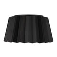 Load image into Gallery viewer, Plisse 14-in Matte Black 2 Lights Flush Mount by Alora Lighting | FM528514MB | Alora Lighting