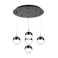 Load image into Gallery viewer, Pluto Multi-Light Pendant in Black Chrome Finish | Kuzco Lighting