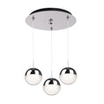 Load image into Gallery viewer, Pluto Multi-Light Pendant in Chrome Finish | Kuzco Lighting