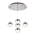 Load image into Gallery viewer, Pluto Multi-Light Pendant in Chrome Finish | Kuzco Lighting