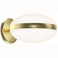 Load image into Gallery viewer, Pillows LED Wall Sconce - Brass
