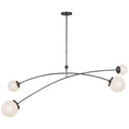 Load image into Gallery viewer, Prescott Linear Suspension Bronze/White Glass