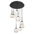 Load image into Gallery viewer, Quest LED Multi-Light Pendant Black 9 Light