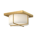 Load image into Gallery viewer, Regalo LED Flush Mount in Brushed Gold/Opal Glass Finish | Kuzco Lighting