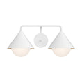Load image into Gallery viewer, Remy 21-in White/Opal Glass 2 Lights Vanity by Alora Lighting | VL485221WHOP | Alora Lighting
