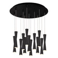 Load image into Gallery viewer, Robson Multi-Light Pendant in Black Finish | Kuzco Lighting