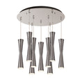 Load image into Gallery viewer, Robson Multi-Light Pendant in Brushed Nickel Finish | Kuzco Lighting