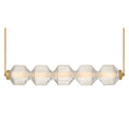 Load image into Gallery viewer, Reign LED Linear Suspension - Heritage Brass