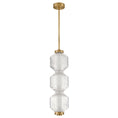 Load image into Gallery viewer, Reign LED Mini Pendant/Wall Sconce - Heritage Brass