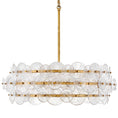 Load image into Gallery viewer, Rene Chandelier - Distressed Brass