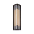 Load image into Gallery viewer, Sabre 12-in Ribbed Glass/Urban Bronze LED Wall/Vanity by Alora Lighting | WV339112UBCR | Alora Lighting