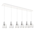 Load image into Gallery viewer, Samson Multi-Light Pendant in White/Clear Glass Finish | Kuzco Lighting