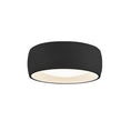 Load image into Gallery viewer, Savile LED Flush Mount in Black Finish | Kuzco Lighting