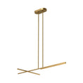 Load image into Gallery viewer, Shift LED Linear Pendant in Brushed Gold Finish | Kuzco Lighting
