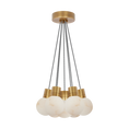 Load image into Gallery viewer, Mina Alabaster 7-Light Chandelier