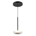 Load image into Gallery viewer, Stephord LED Pendant in Black/Clear Glass Finish | Kuzco Lighting