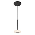 Load image into Gallery viewer, Stephord LED Pendant in Black/Frosted Glass Finish | Kuzco Lighting
