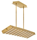 Load image into Gallery viewer, Stitch LED Linear Suspension - Lacquered Brass