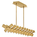 Load image into Gallery viewer, Stitch LED Linear Suspension - Lacquered Brass